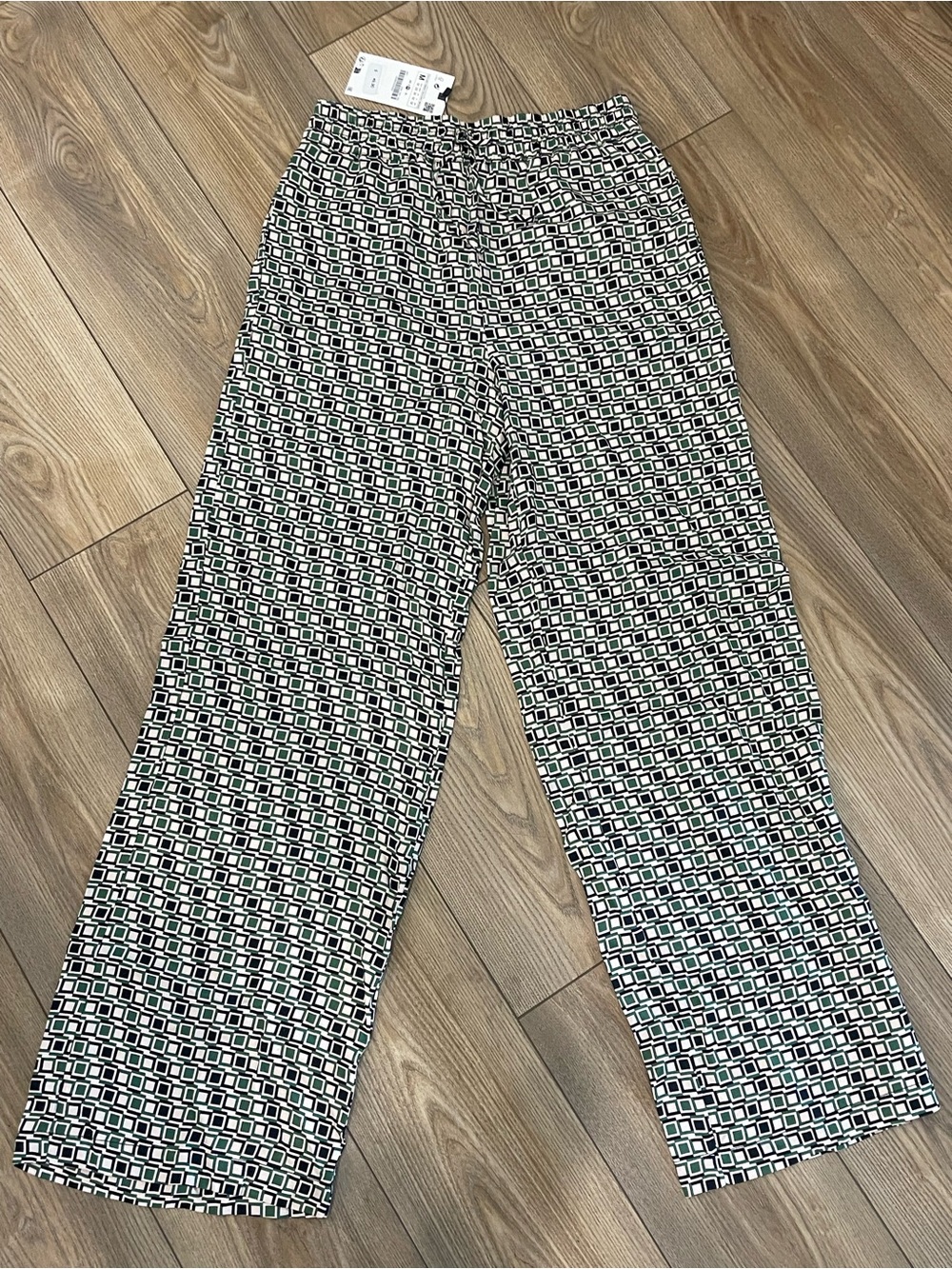 Zara Drawstring Printed Pants